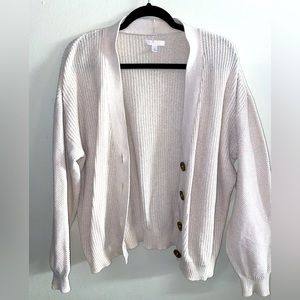 Lauren Conrad button down cardigan slightly cropped size large